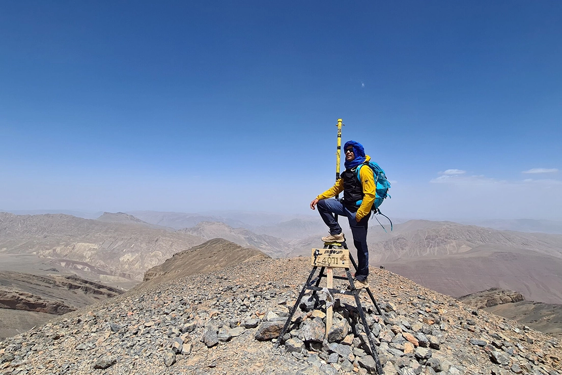 Hiking in the Atlas Mountain M’goun 4071m - Morocco Highlight Adventure - 06